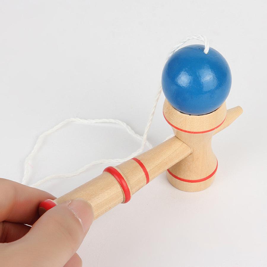 2 Colors Available Wooden Kendama Japanese Traditional Ball Games Classic Hand Flexibility Training Ball Sports Indoor ball Game