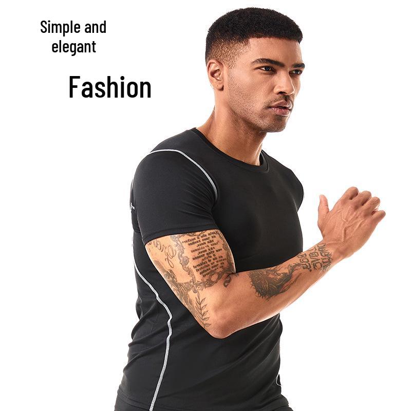 Men's Quick-Dry Compression Short Sleeve Basketball/Fitness Top
