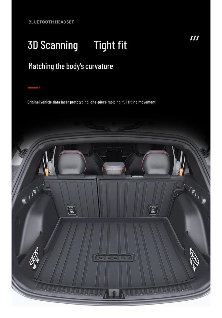 2023 Geely Boyue Cool TPE Trunk Mat - Custom Car Accessory