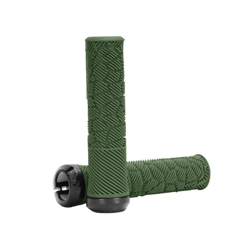 1Pair Ergonomic Bicycles Handle Grips Replacement Rubber Shock Absorption Handlebar Cover Easy to Installation