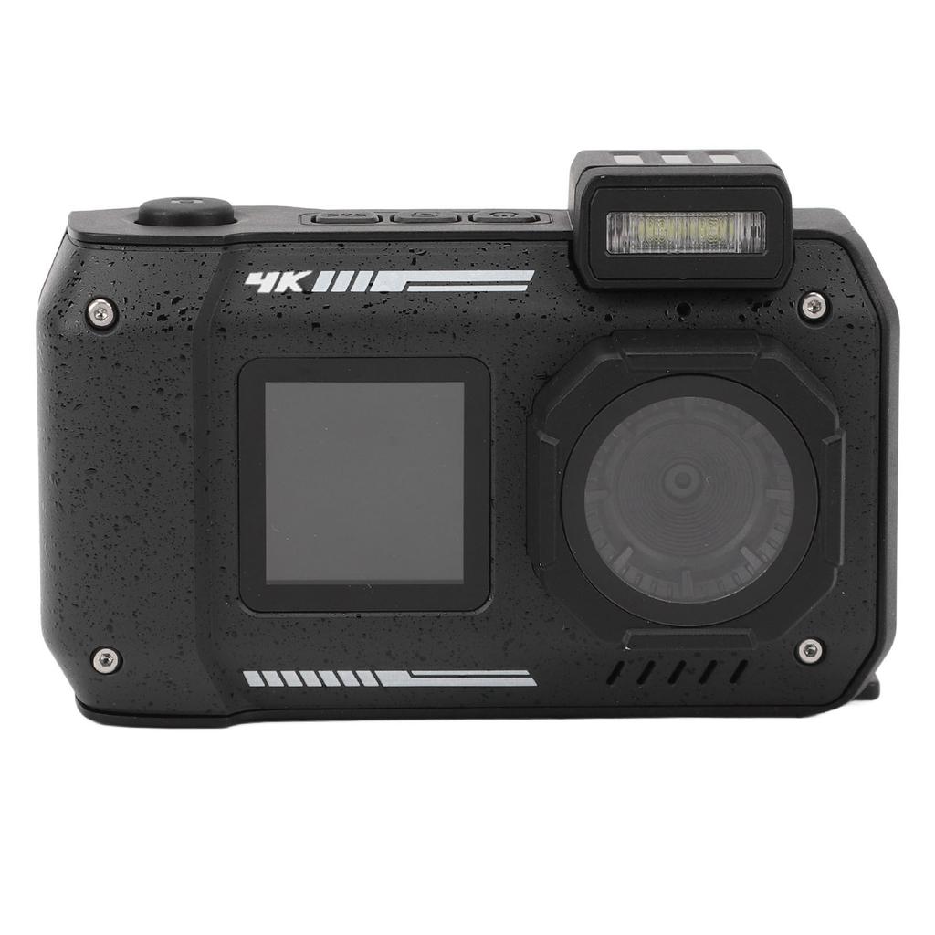 4K 65MP Underwater Camera Autofocus 2.88in 1.44in Dual Screen 2500mAh 33FT Water Proof Camera