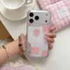 3D Rosa Kirschblüten Epoxid Handyhülle für iPhone 17 Pro Max/15 Pro Max/12