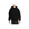Plain Pullover Long Sleeve Sweatshirt Men Tops Black DV7474-010