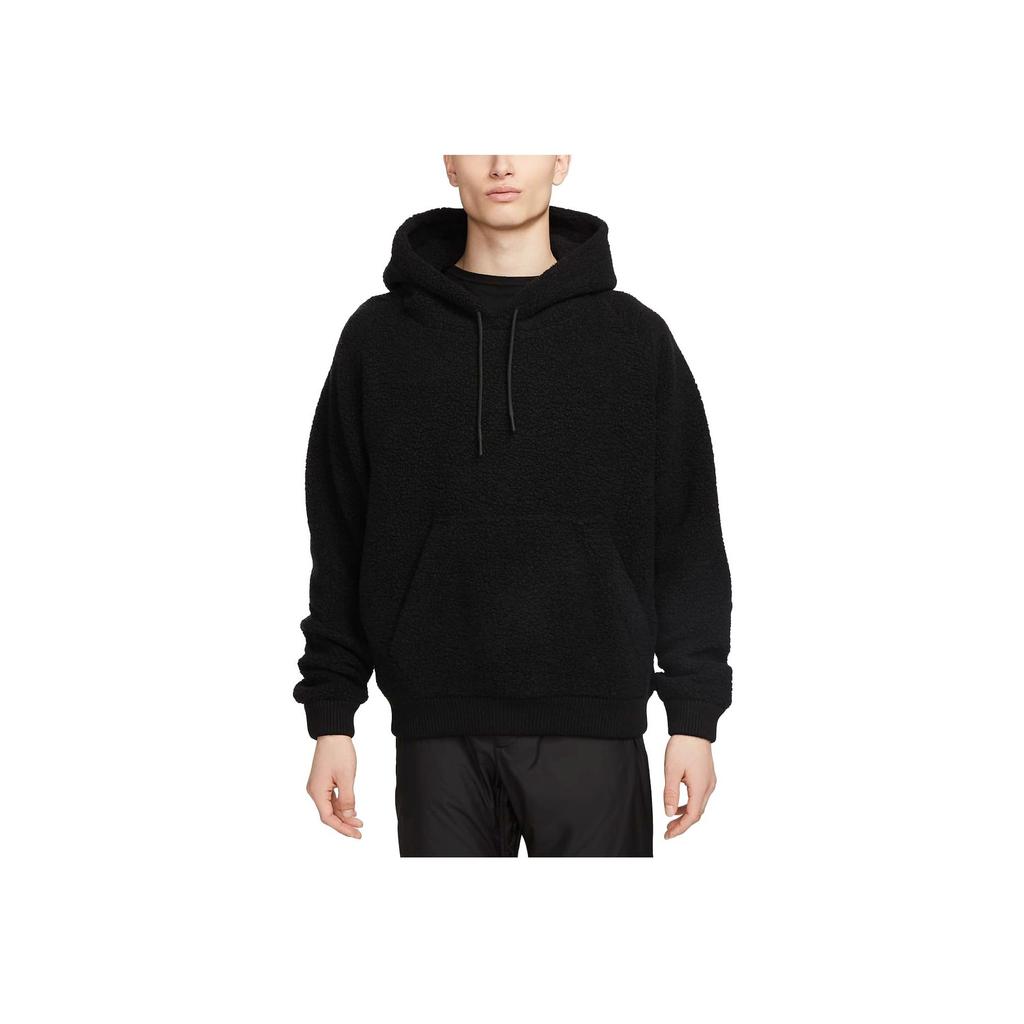 Nike Plain Pullover Long Sleeve Sweatshirt Men Tops Black DV7474-010