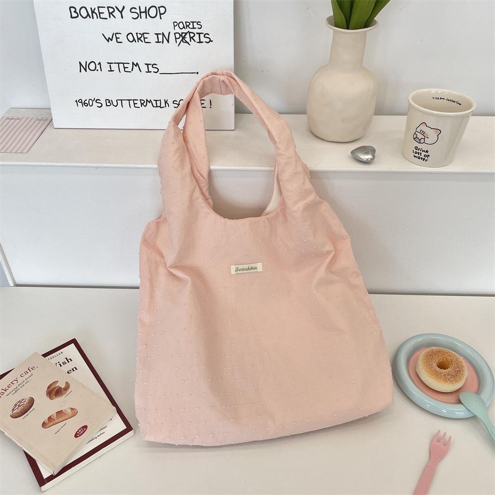 Lazy wind large-capacity canvas bag women's leisure summer lightweight new vest bag shoulder women's bag
