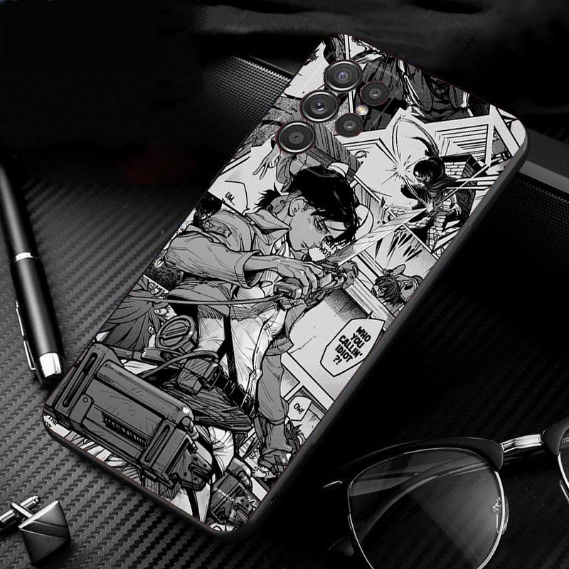 Levi Ackerman Phone Case For Samsung Galaxy S25 S24 S23 S22 S21 Ultra S24 S23 S22 S21 S25 Plus S24 S20 FE S24Plus