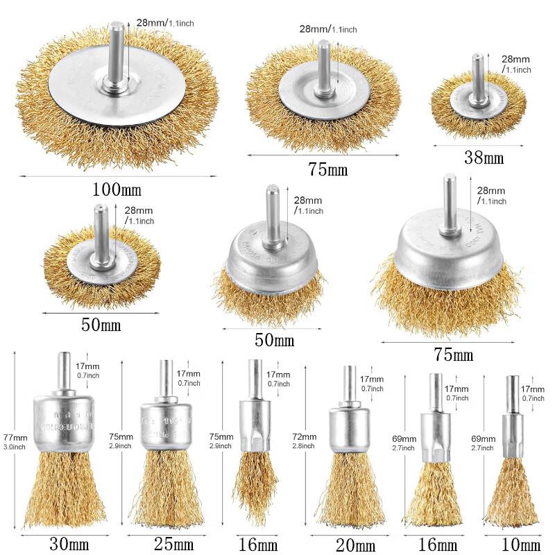 Electric Drill Wire Brush Set