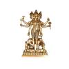 Ashtadhatu Made Shri Guru Dattatreaya Puja Idol, Antique Brass Puja Idol- 11 Cm