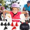 1-20 Paires Casque de Moto Amovible Hommes et Femmes Cornes de Diable Accessoires Casques de Vélo Décoration Ventouse