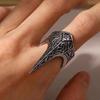 Retro Viking Raven Totem Men's Fashion Ring - European & American Style