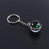 Holder Men Women Glass Ball Pendant Leo Jewelry 12 Constellation Keychain Zodiac Keychain Key Rings
