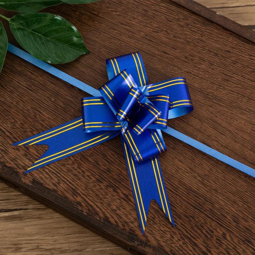 10Pcs Bowknots Ribbons For Gift Wrappers Wedding Birthday Party Pull Bow Knot Ribbon Christmas Gift Wrapping Ribbons Decoration