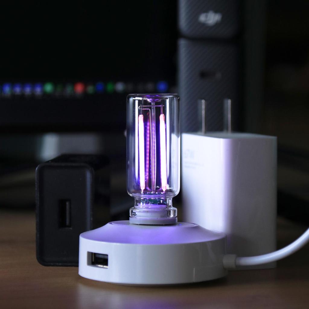 USB-LED-Nachtlicht in Glasflasche für Schlafzimmer oder Studentenwohnheim RX9001