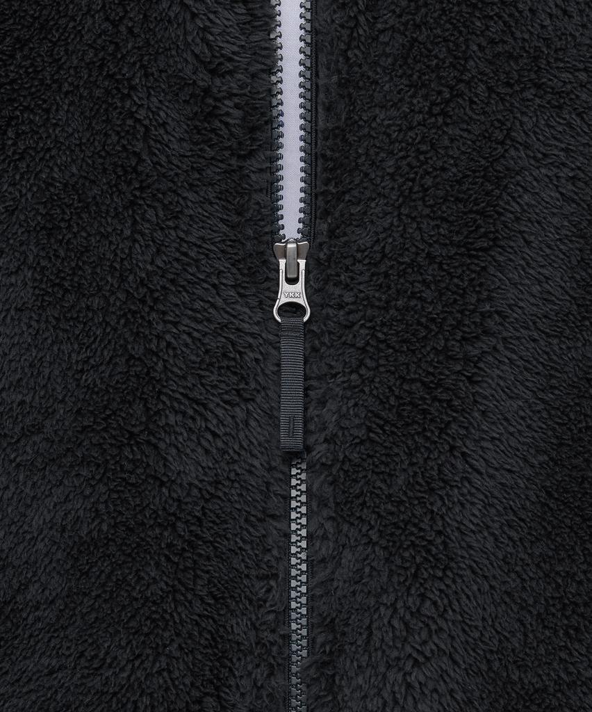 Musinsa Standard Shaggy Fleece Zip-Up Jacket [Black]