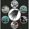 6PCS Anti-Static Precision Tweezers Precision Tweezers Anti-Static Stainless Steel Precision Tweezers for Electronics, Watch and Clock Repair, Jewelr