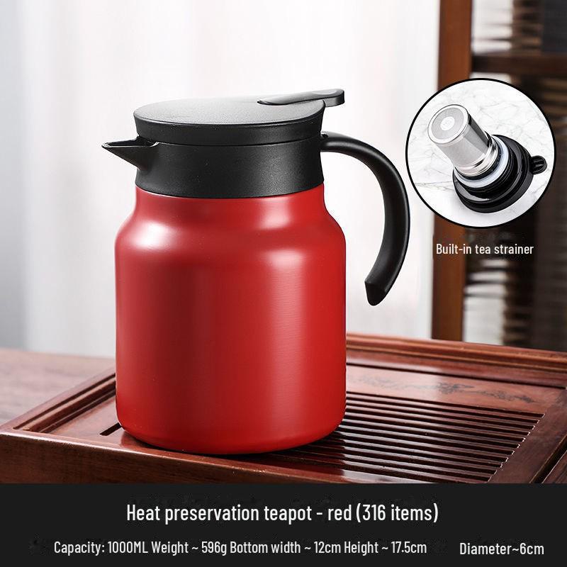 Tetera Aislada de Acero Inoxidable 316 de Gran Capacidad para Hogar u Oficina