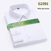 Men's Bamboo Fiber Stretch Business Casual Long Sleeve Shirt