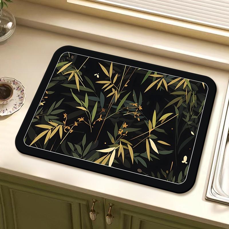 

Diatom Mud Non-slip Pad Wear-resistant Quick-drying Mat Heat-Resistant Anti-Scald Table Pad Home Decor Anti-Scald Table Mat (as the picture,20x30cm)