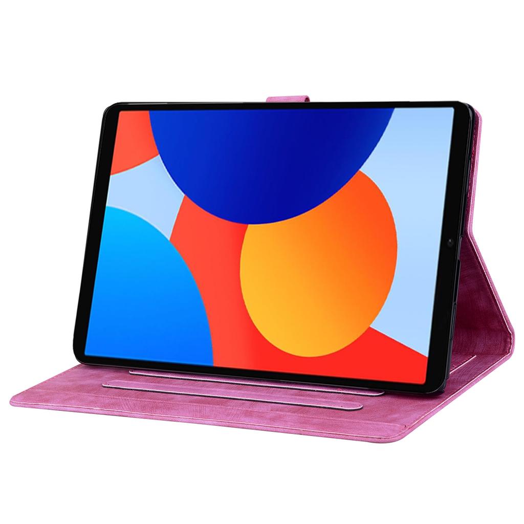 For Xiaomi Redmi Pad SE 4G 8.7 inch Case Card Slots Leather Tablet Stand Folio Cover Flower Cat