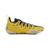 New LiNing Buckets Cushioned Slip Resistant Breathable Rebound Basketball Shoes Men's Yellow Black ABAV023-5