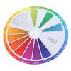 Paper Card Color Mixing Wheel Ink Round Central Circle Rotates Tattoo Nail