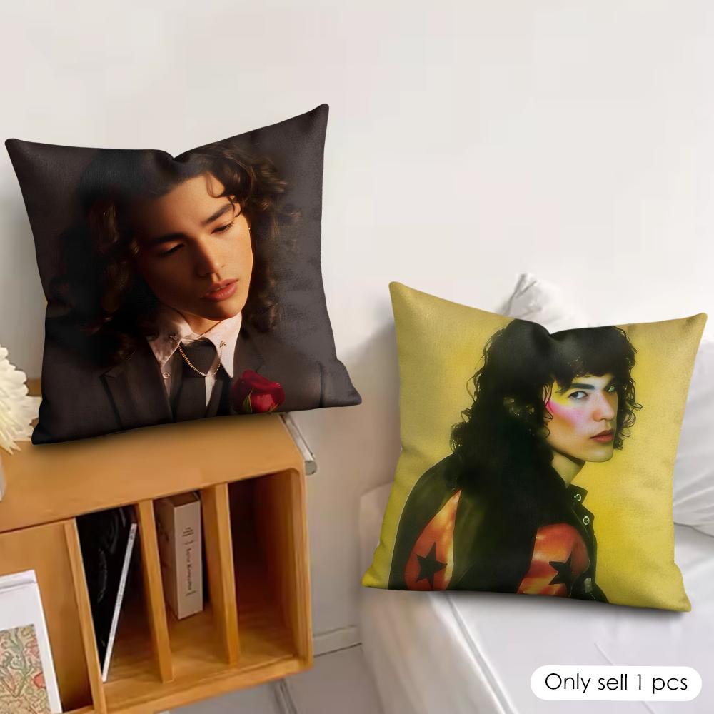 Singer C-Conan G-Gray Cushion Cover Silky Short Plush Invisible Zipper Dustproof Sofa Pillow Case For Home Decor