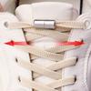 2Pair Capsule Lock Shoelaces Elastic Laces Sneakers No Tie Shoe Laces Without Ties Kids Adult 0.6cm Flat Shoelace for Shoes