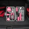 Carbon Steel Hand Tools for DIY Projects 13Pcs Household Tool Set, Kit with Storage Case, Complete Assortment All In One Box Home Repairs Furniture