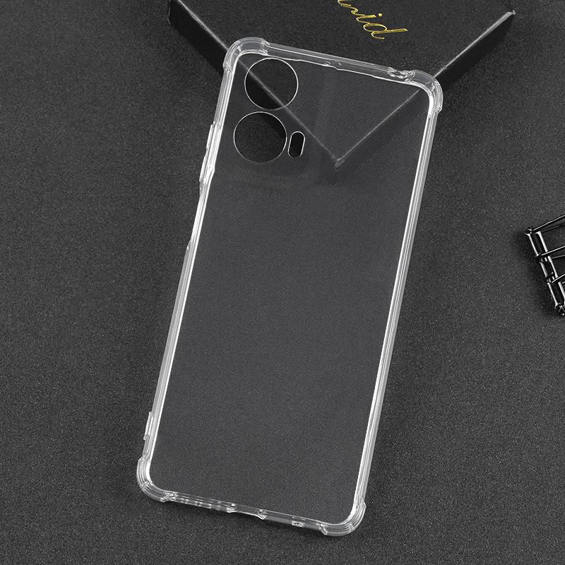 Applicabile alla custodia anti-caduta a quattro angoli per telefono cellulare MOTO EDGE70 Motorola G67 5G trasparente tpu tutto incluso spessore 1.5