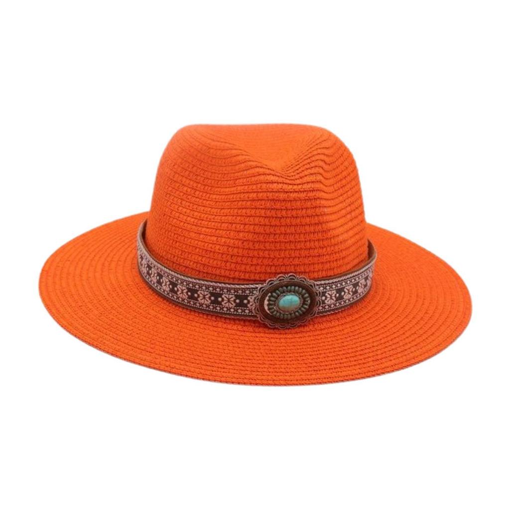 Simple French Haute Sense Men And Women Travel Beach Sunscreen Sun Hat Famous Style Straw Hat