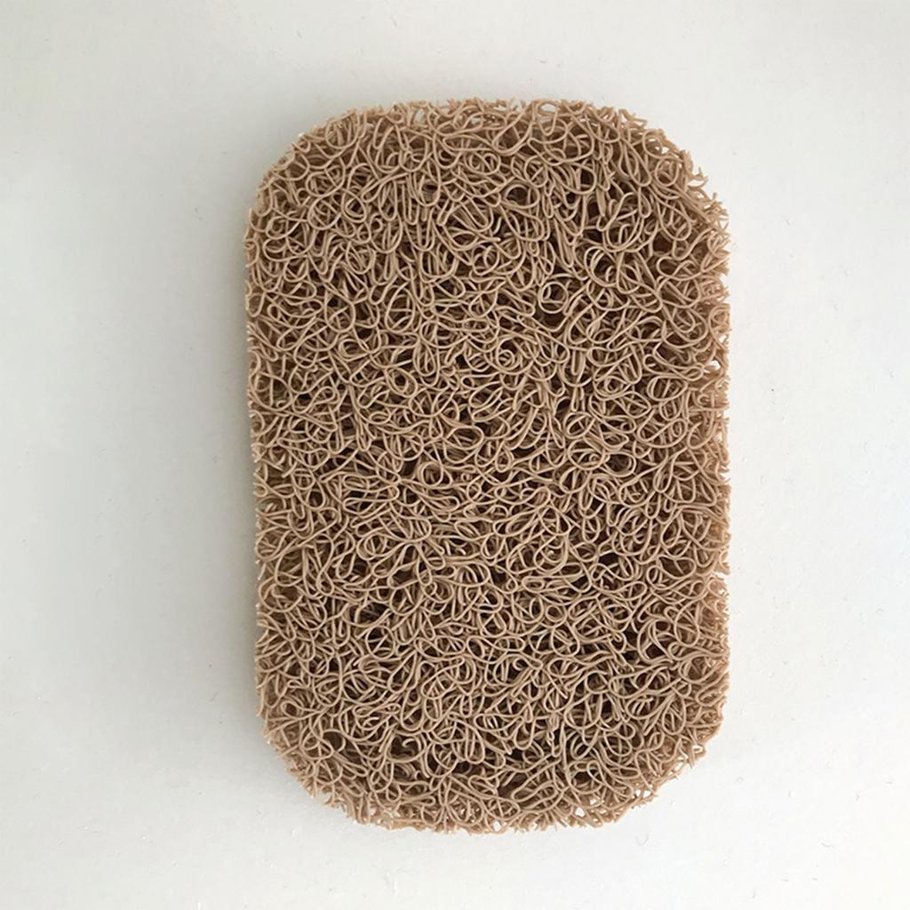 New PVC Soap Mat SOAP SAVERanti-mildew Anti-slip Drainmat Simplewashbasin Bathroom