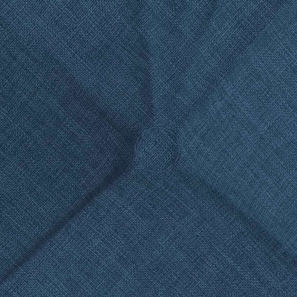 Seat Cushions 4 Pcs Blue 40 X 40 X 12 Cm Fabric