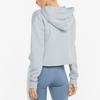 Puma Studio Yoga Running Training Hooded Sweatshirt Women Tops Grey 520993-71