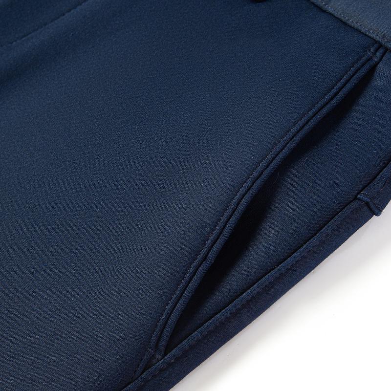 MONTAGUT Men's Fleece-Lined Business Casual Thermal Pants