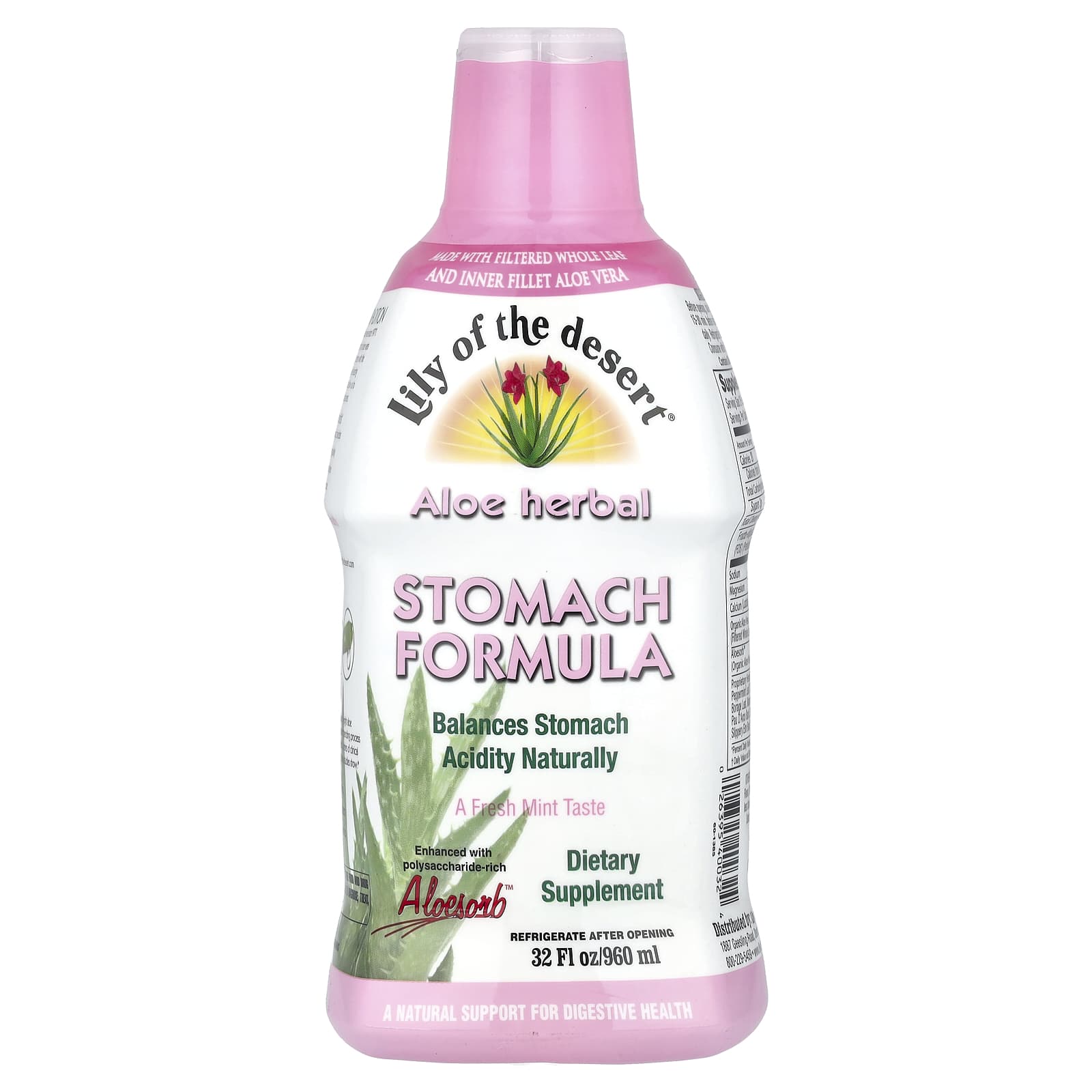 

Aloe Herb, Above Formula, Fresh Mint, 960 Ml (32 Fl Oz)