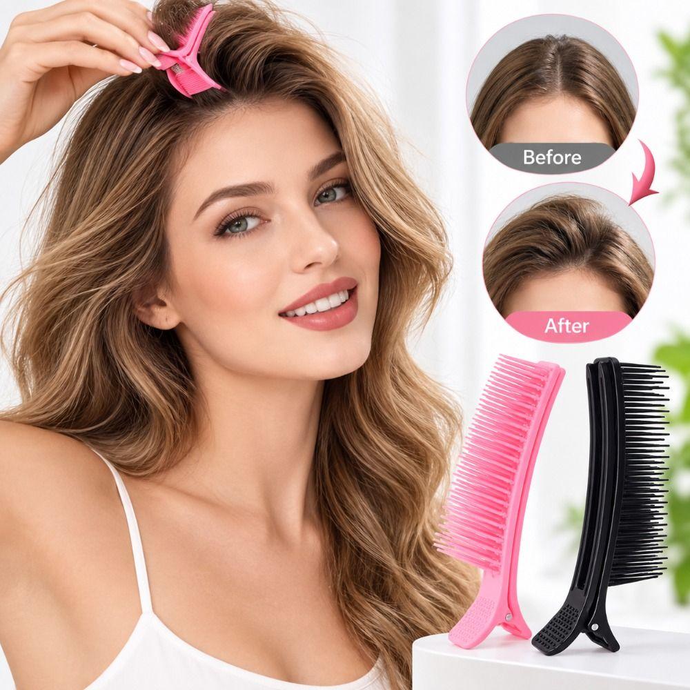 Non Slip Grip Hair Section Clips Plastic Hairdressing Clips Dyeing Hair Clips Salon Use