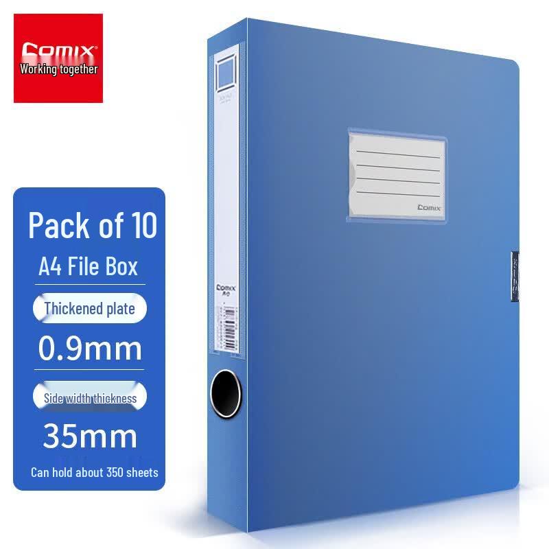 Qixin A4 Velcro File Box (10-Pack)