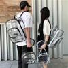 Heavy Duty Clear Backpack Large Transparent Bag for School Stadium Events Outdoor Travel Camping