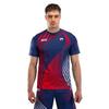 T-shirt Sportiva Estiva da Uomo a Maniche Corte con Girocollo e Stampa 3D
