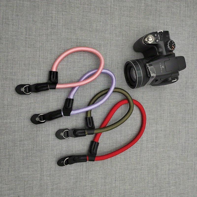 Durable and Stylish Nylon Camera Wrist Strap for Climbing and Photography, Artistic and Comfortable Camera Hand Strap.
