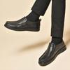 Moccasin Loafers Men Slip On Driving Shoes Soft Grained Uppers Elastic Gores Hand Stitched Apron 38-44
