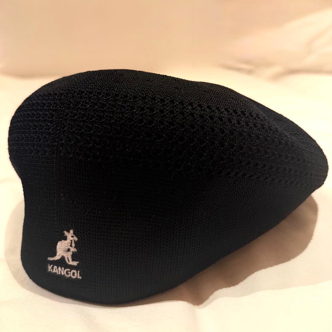 Used Good condition KANGOL black hunting M hat black KANGOL mesh