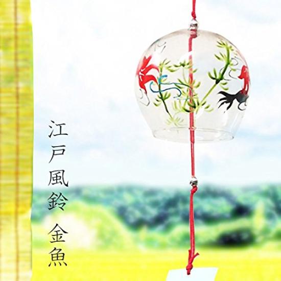 Edo Wind Chime Goldfish Transparent 509-023