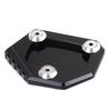 Professional Aluminum Motorcycle Kickstand Side Stand Extension Pad Plate Cover for  CB400 NC700 CB250F