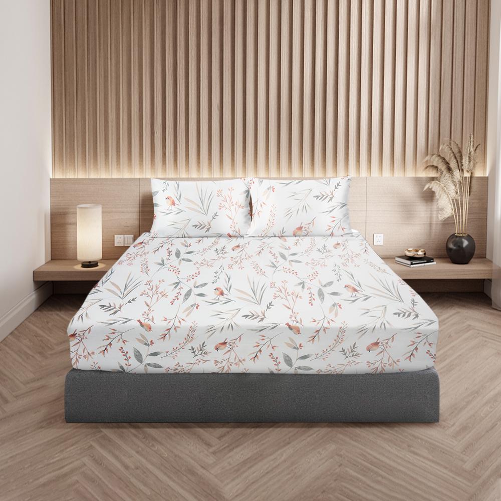 [Classic Collection 4in1 Comforter Set] Home de LuxeComforter Blanket Set - 1 Fitted Sheet, 1 Comforter Blanket & 2 Pillowcases -  New Designs