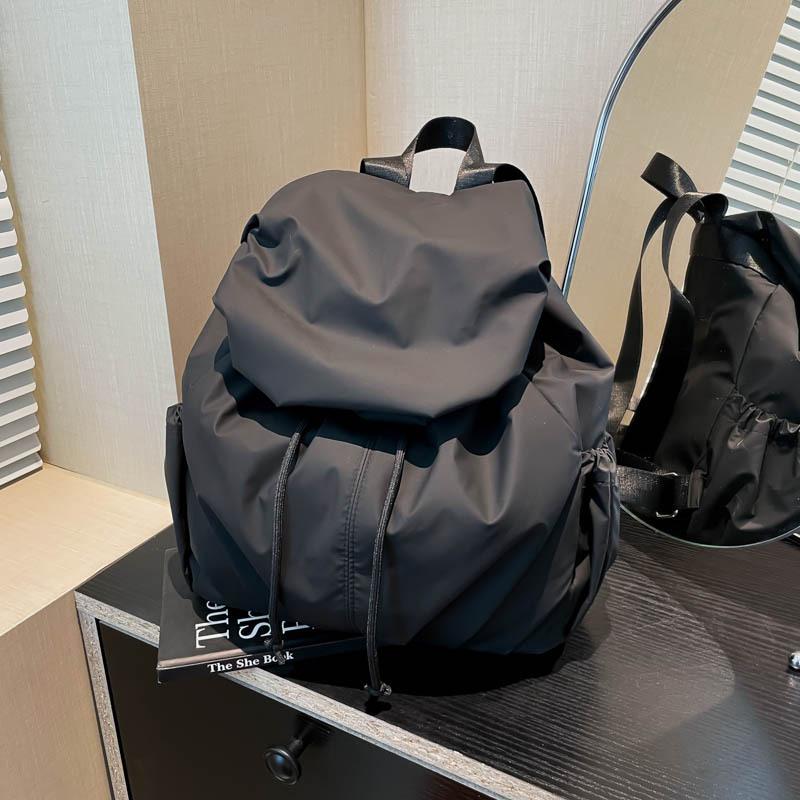 

Summer versatile fresh backpack women s new college style backpack casual niche student bag чёрный