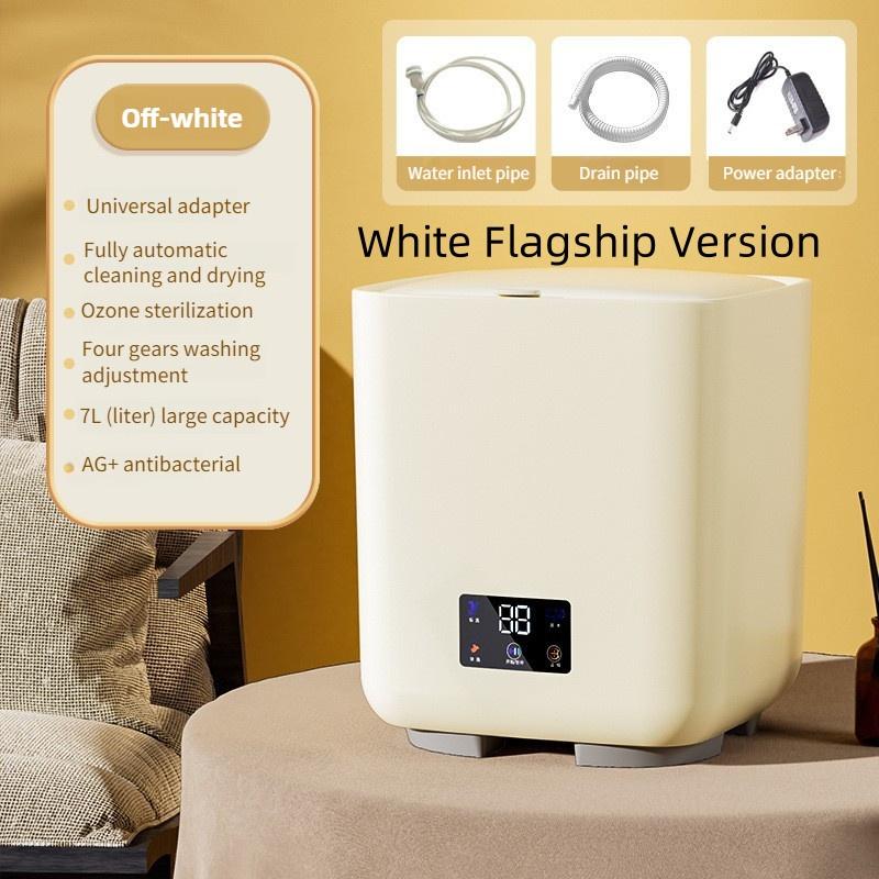 Automatic Mini Electric Washing Machine Household Clothes Elution Integration Machine Dormitory Small Laundry Equipment