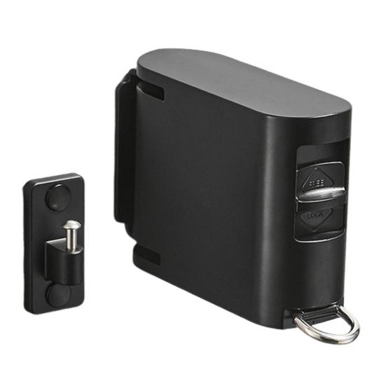 4.2M Wall Mount Retractable Clothesline 180 Degrees Rotatable Folding Invisible