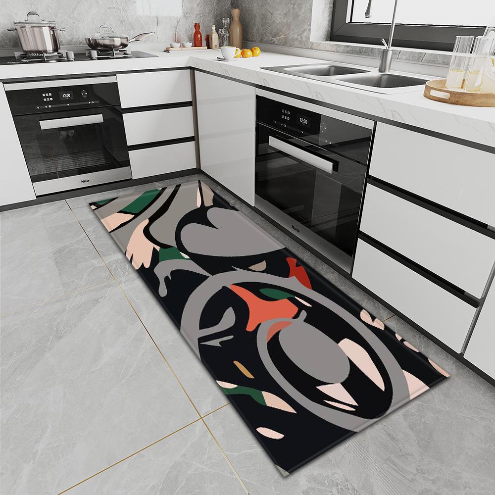 Home Corridor Porch Door Mat Bathroom Door Foot Carpet Bedroom Bedside Children's Living Room Long Carpet