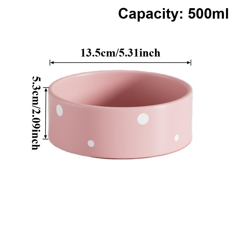 

New Thermostatic Heated Ceramic Pet Bowl Water Food Storage Temperature Adjustable High-capacity No-noise Non-slip Pet Products